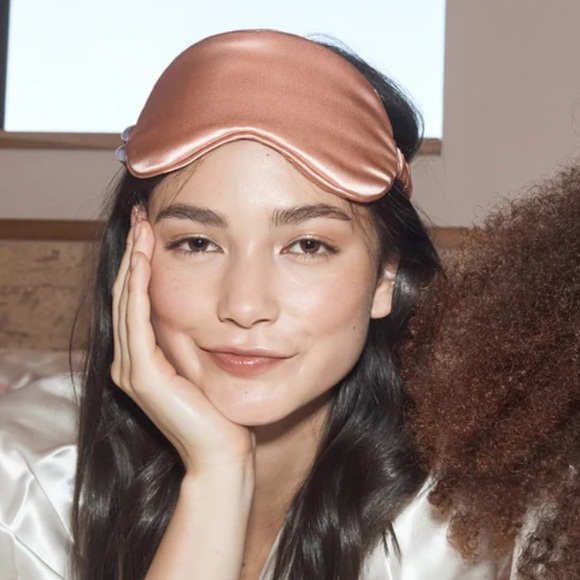 SLIP SILK EYE SLEEP MASK IN ROSE GOLD NEW NO BOX - Picture 7 of 8